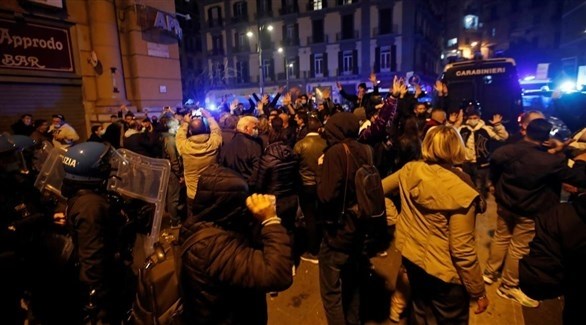 احتجاجات في إيطاليا ضد الإغلاق (أرشيف)