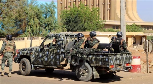 قوات من الجيش النيجري على الحدود مع مالي (أرشيف)