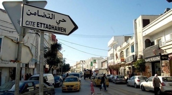 حي التضامن الشعبي في غرب العاصمة التونسية (أرشيف)
