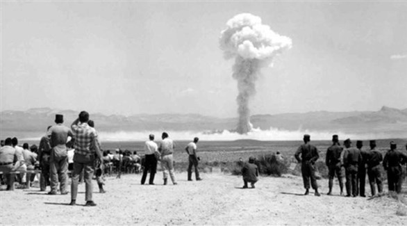 تفجير نووي فرنسي في الصحراء الجزائرية (أرشيف)