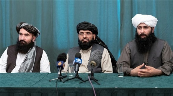 مؤتمر صحفي لممثلين عن حركة طالبان الأفغانية (أرشيف)
