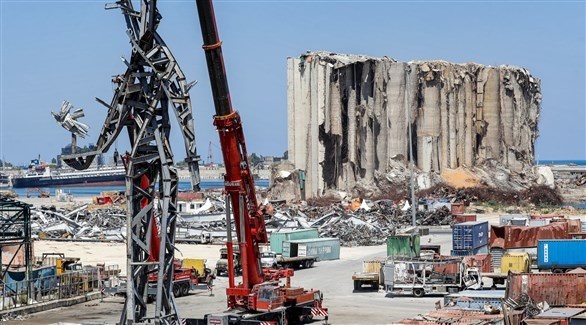 مرفأ بيروت  بعد انفجار 4 أغسطس 2020 (أرشيف)