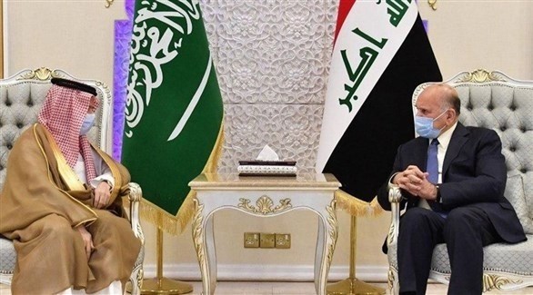 وزير الخارجيَّة العراقي ونظيرة السعودي (أرشيف)