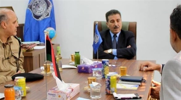 لقاء وكيل وزارة الداخلية لشؤون المديريات الليبية اللواء بشير الأمين مع يوهانس جاكوبس (وال)