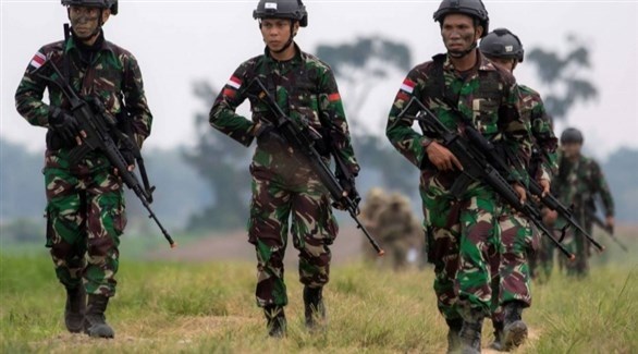 جنود  من الجيش الإندونيسي في إقليم بابوا (أرشيف)