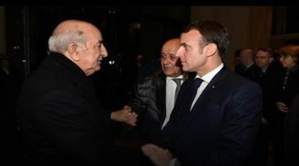 الرئيس الجزائري والرئيس الفرنسي (أرشيف)