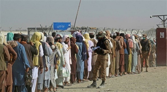 لاجئون أفغان على الحدود مع باكستان (أرشيف)