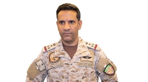 المتحدث باسم قوات التحالف في اليمن العميد الركن تركي المالكي (أرشيف)