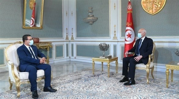 الرئيس التونسي قيس سعيّد يستضيف الأمين العام لحركة الشعب زهير المغزاوي (أرشيف)