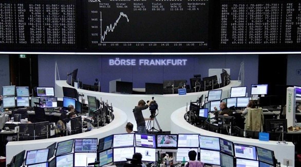 قاعة التداول في بورصة فرانكفورت للأسهم الأوروبية (أرشيف)