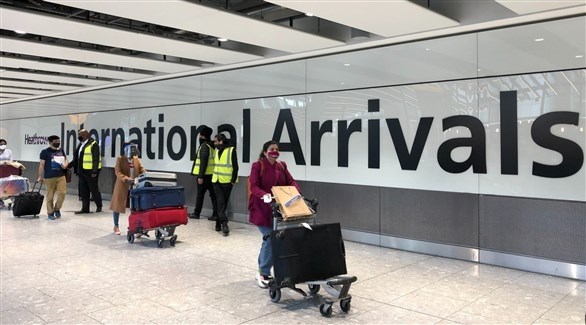 مسافرون في مطار هيثرو البريطاني (أرشيف)
