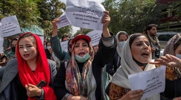 مظاهرة نسائية في كابول (أرشيف)