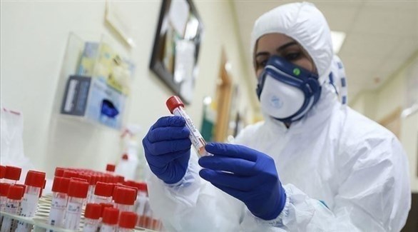 مختبر لفحص الإصابة بفيروس كورونا في فلسطين (أرشيف)