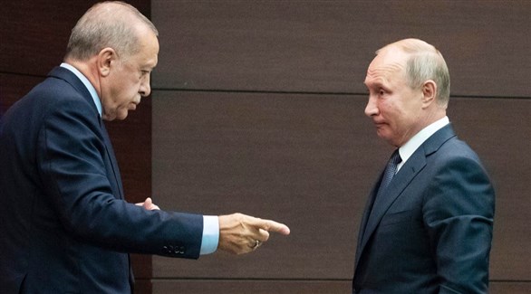 بوتين وأردوغان خلال مباحثات سابقة (أرشيف)