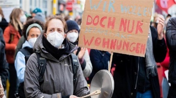 مظاهرة في ألمانيا ضد ارتفاع أسعار الشقق (أرشيف)