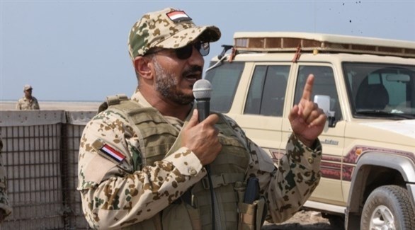 قائد المقاومة اليمنية العميد طارق صالح (عكاظ)