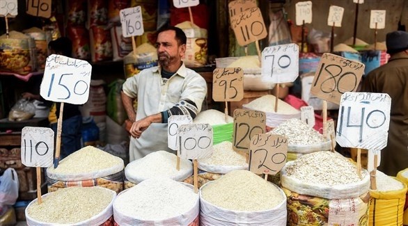 بائع في أحد أسواق باكستان (أرشيف)