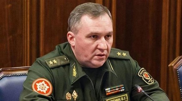 وزير الدفاع البيلاروسي فيكتور خرينين (أرشيف)