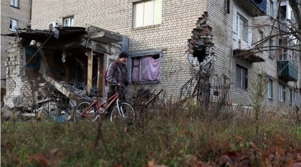 قرية كاميانكا المدمرة في أوكرانيا (أ ق ب)