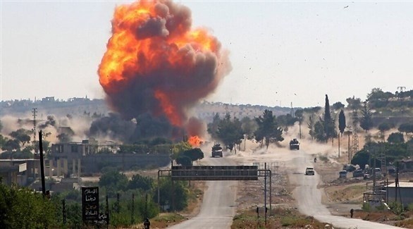 انفجار في شمال سوريا بعد غارة تركية سابقة (أرشيف)