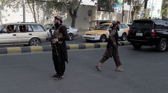 عناصر طالبان في أحد شوارع أفغانستان (أرشيف)