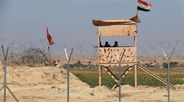برج مراقبة للجيش العراقي على الحدود مع سوريا (أرشيف)
