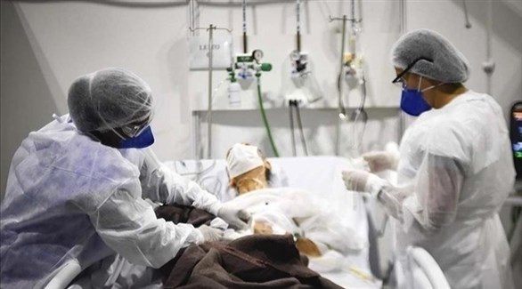 مريض بكورونا في مستشفى بالعراق (أرشيف)