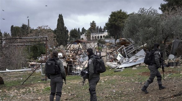 إسرائيل تهدم منزل لعائلة فلسطينية في حي الشيخ جراح بالقدس الشرقية (تويتر)