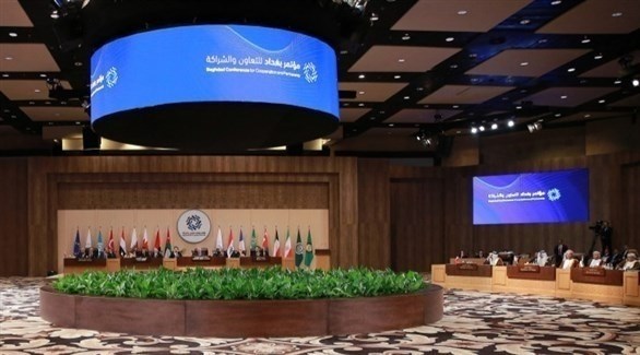 اجتماع مؤتمر بغداد للتعاون والشراكة في البحر الميت (أ.ف.ب)