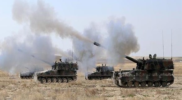 مدفعية الجيش التركي تقصف مواقع للأكراد بالرقة (أرشيف)