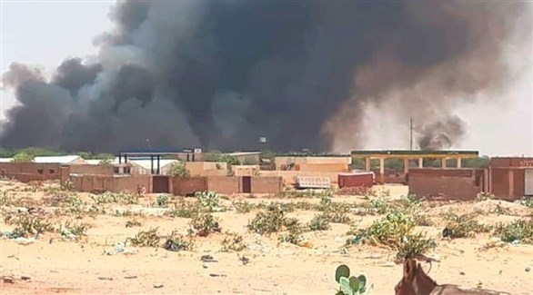 تصاعد الدخان في دارفور (أرشيف)