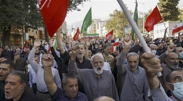 جانب من الاحتجاجات في إيران (أرشيف)