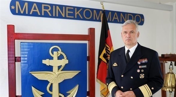 قائد البحرية الألمانية المستقيل كاي-أخيم شونباخ (أرشيف)