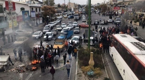 مظاهرات في إيران (تويتر)