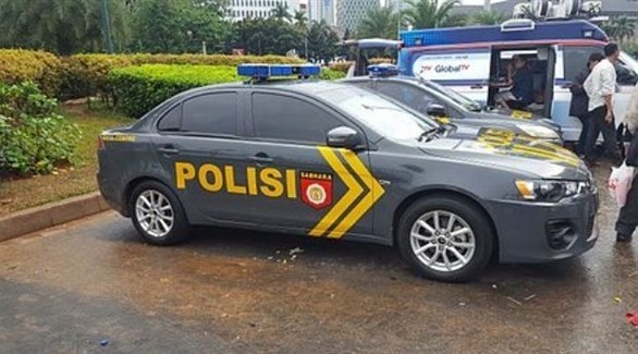 سيارات للشرطة في إندونيسيا (أرشيف)