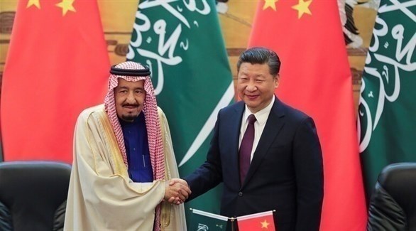 الرئيس الصيني شي جين بينغ والعاهل السعودي الملك سلمان بن عبدالعزيز (أرشيف)