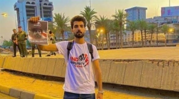 الناشط العراقي حيدر الزيدي (أرشيف)