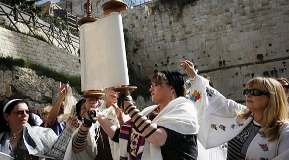 يهوديات من حركة نساء حائط المبكى في القدس (أرشيف)