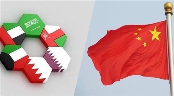 علم الصين وأعلام دول مجلس التعاون (أرشيف)