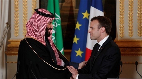  الرئيس الفرنسي إيمانويل ماكرون وولي العهد السعودي الأمير محمد بن سلمان (أرشيف)