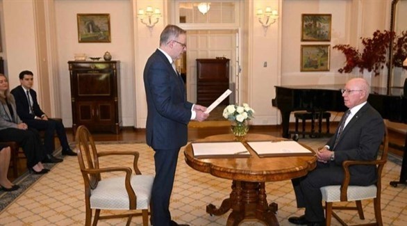 رئيس الوزراء الأسترالي أنتوني ألبانيز يؤدي اليمين الدستورية (أرشيف)