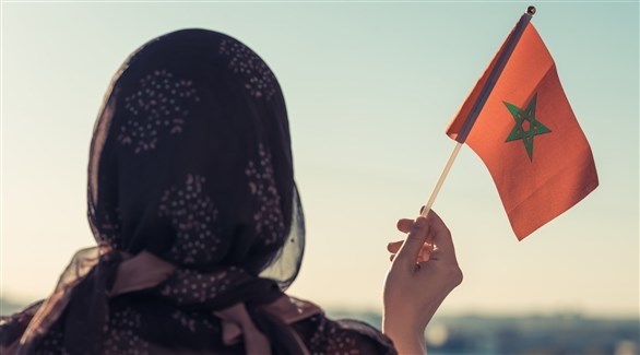 فتاة تحمل العلم المغربي (أرشيف)
