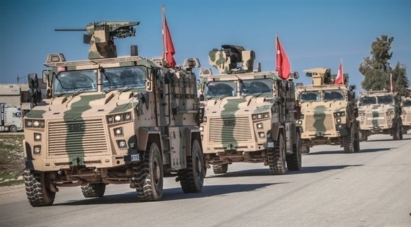 آليات للجيش التركي قرب الحدود مع سوريا (أرشيف)