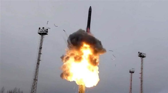 روسيا تطلق صاروخ في تجربة سابقة (أرشيف)