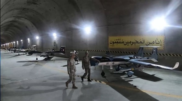 إيران تكشف عن قاعدة سرية تحت الأرض للطائرات المسيرة