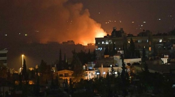 انفجار في سوريا بعد غارة إسرائيلية سابقة (أرشيف)