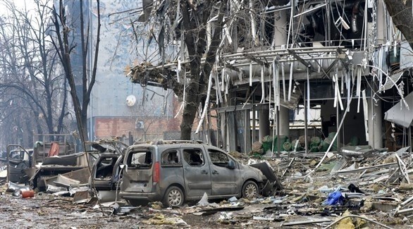 آثار الدمار جراء القصف الروسي في أوكرانيا (أرشيف)