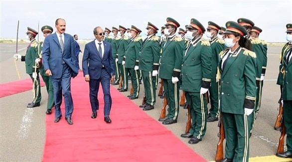 الرئيس الصومالي في إريتريا (الصومال اليوم)