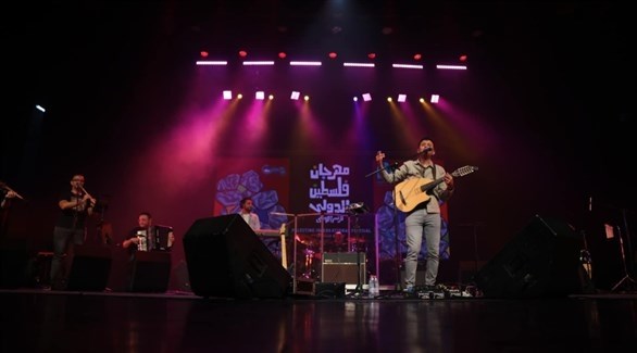 الفنان المصري حمزة نمرة بمهرجان فلسطين الدولي للموسيقى 