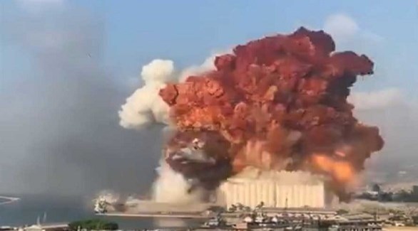 انفجار مرفأ بيروت في 4 أغسطس 2020 (أرشيف)